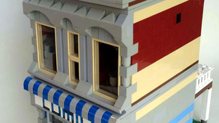 This Lego comic book store has a perfect place to live
